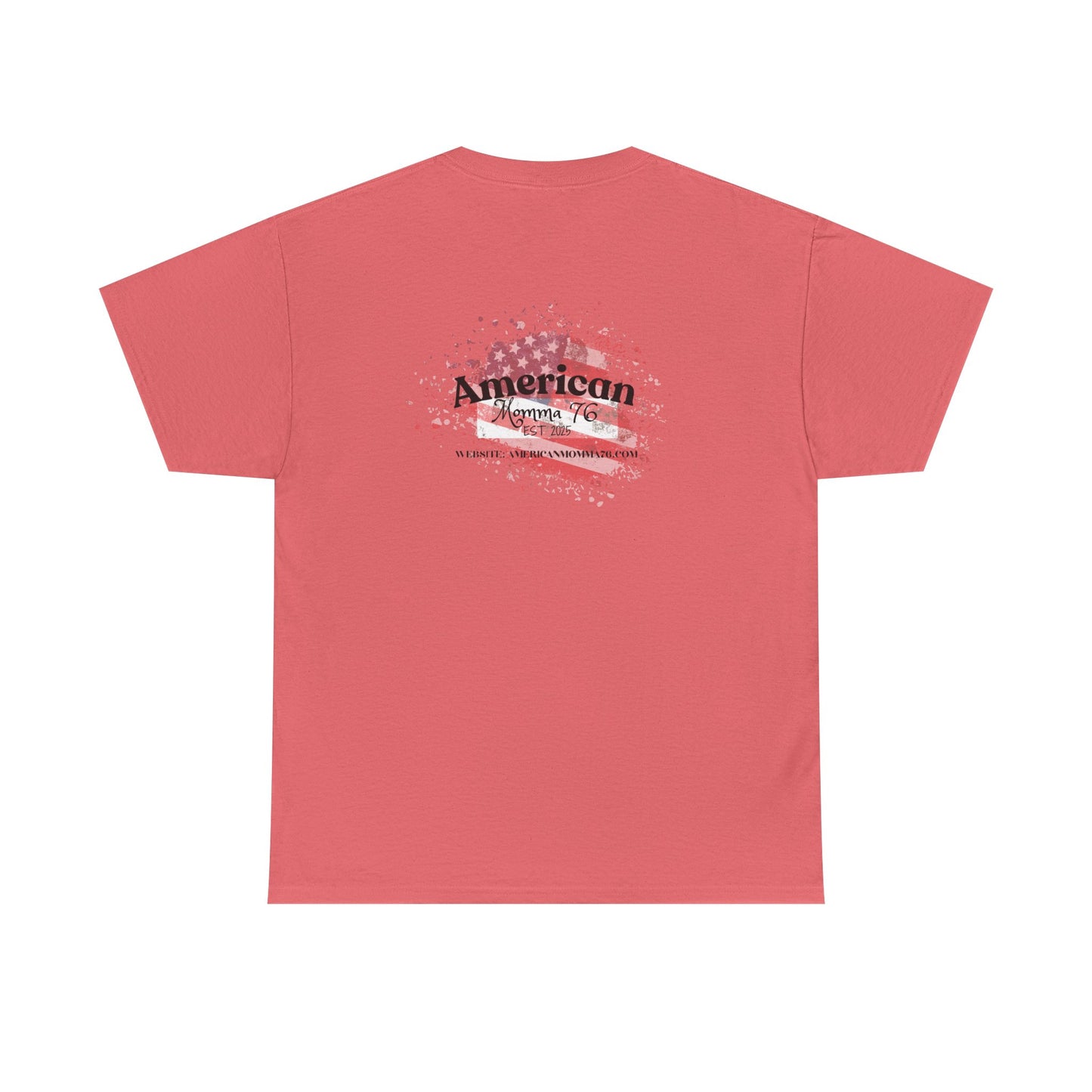 American Flag Unisex Heavy Cotton Tee – Vintage Style Graphic T-Shirt