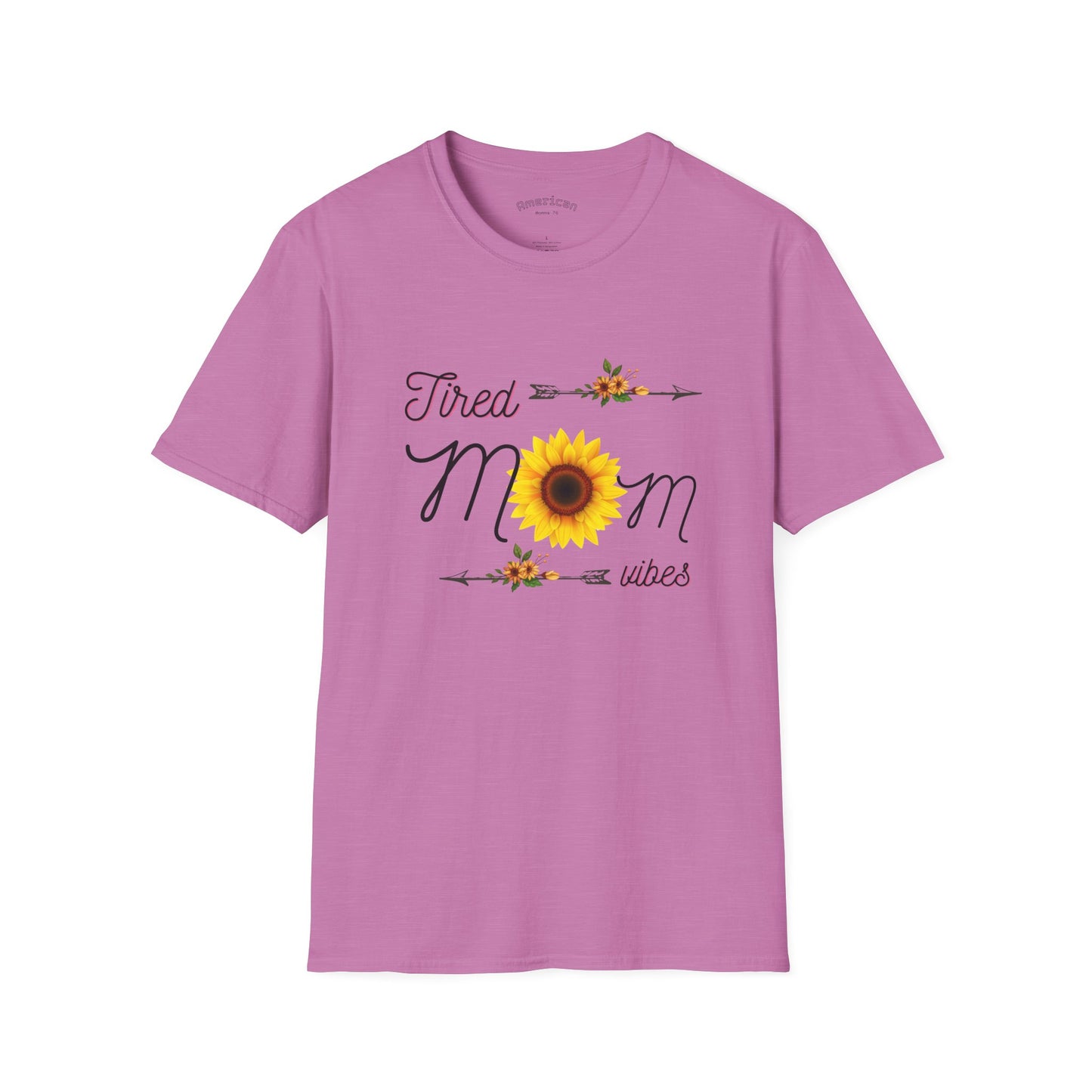 Tired Mom Vibes Unisex Softstyle T-Shirt