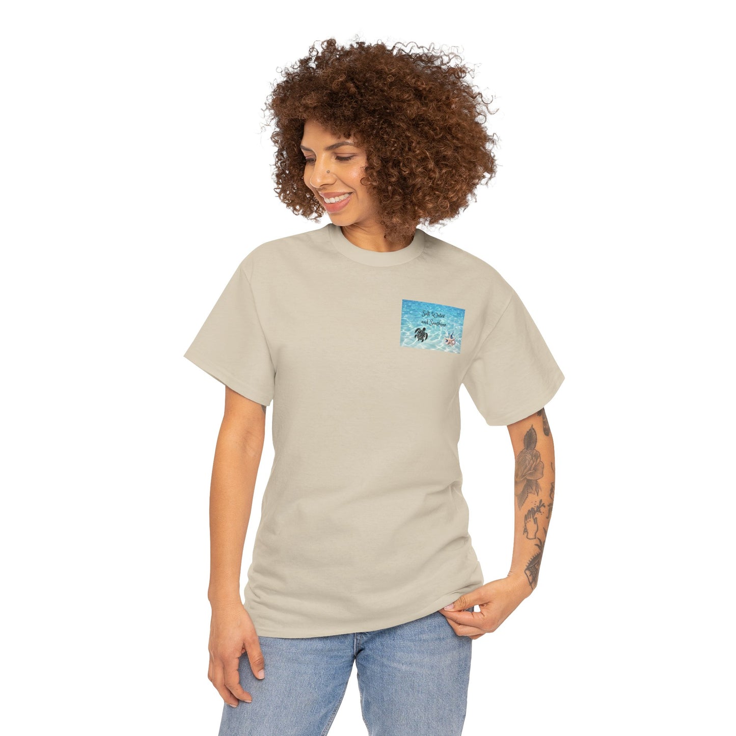 T-Shirt with Tropical Vibes, Perfect for Beach Lovers, Summer Outings, Vacation Wear, Unisex Casual Tee, Gift for Nature Enthusiasts