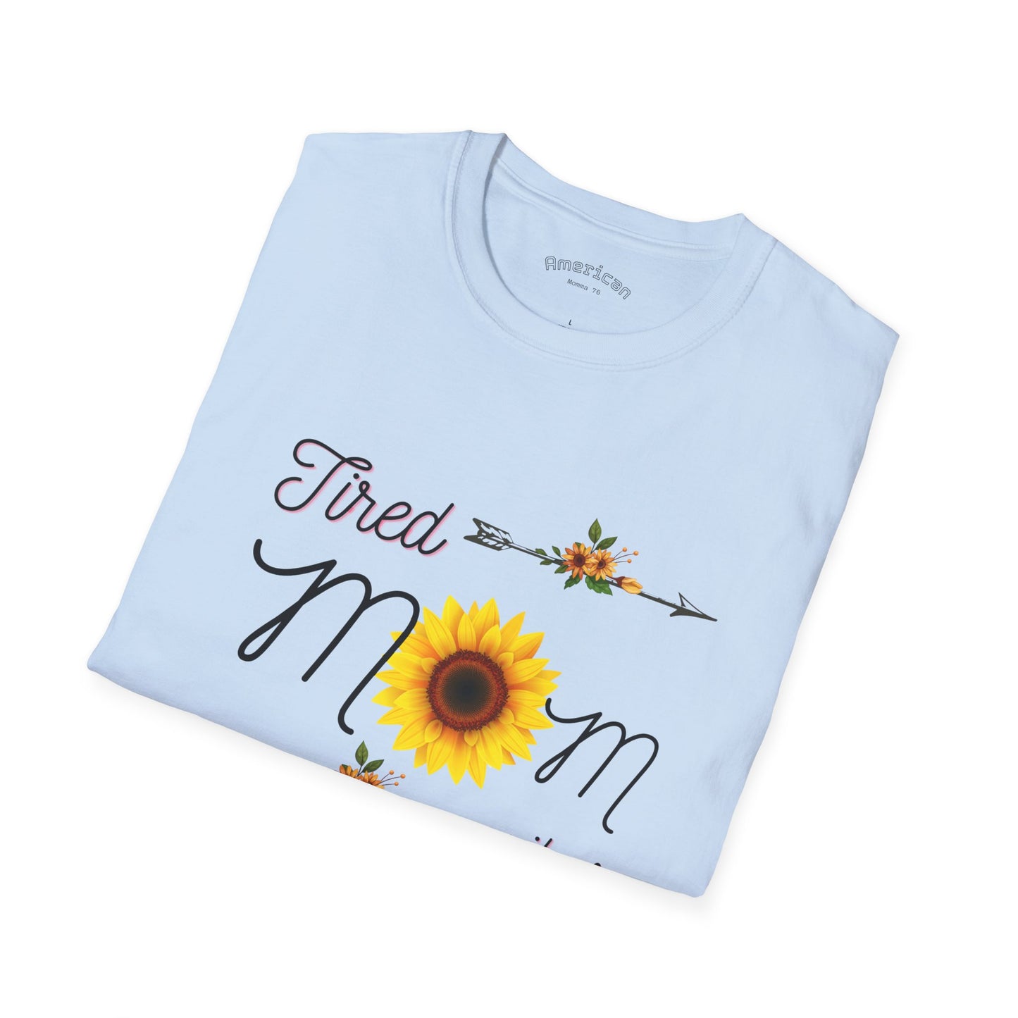 Tired Mom Vibes Unisex Softstyle T-Shirt