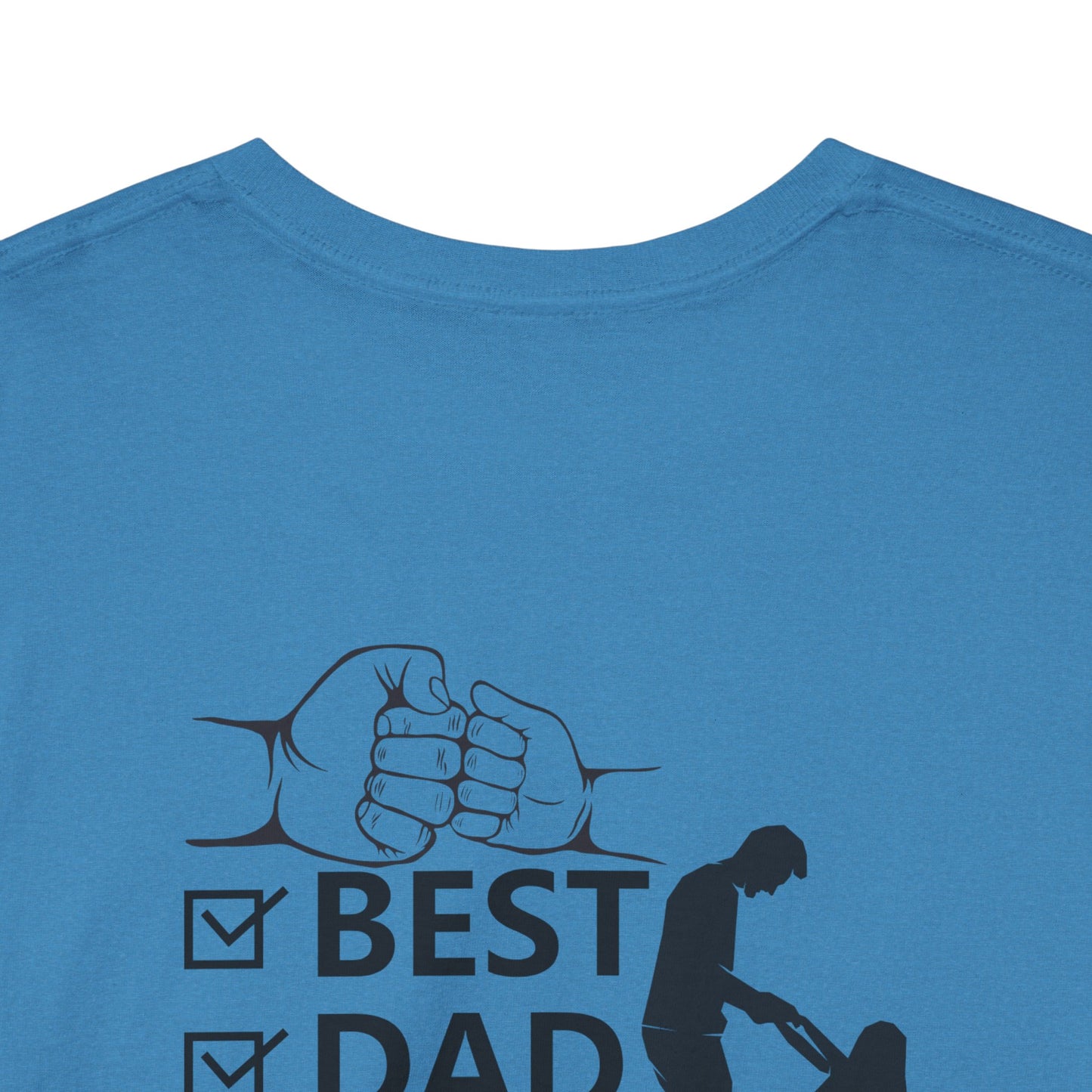 #1 Dad Unisex Heavy Cotton Tee - Best Dad Ever Shirt