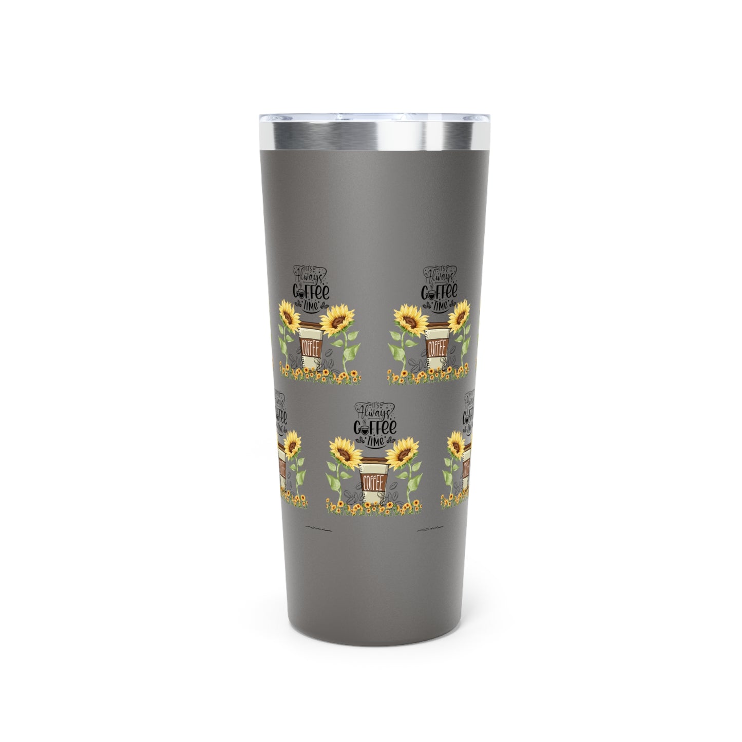 Sunflower Coffee Tumbler - 22oz Insulated Travel Mug for Coffee Lovers