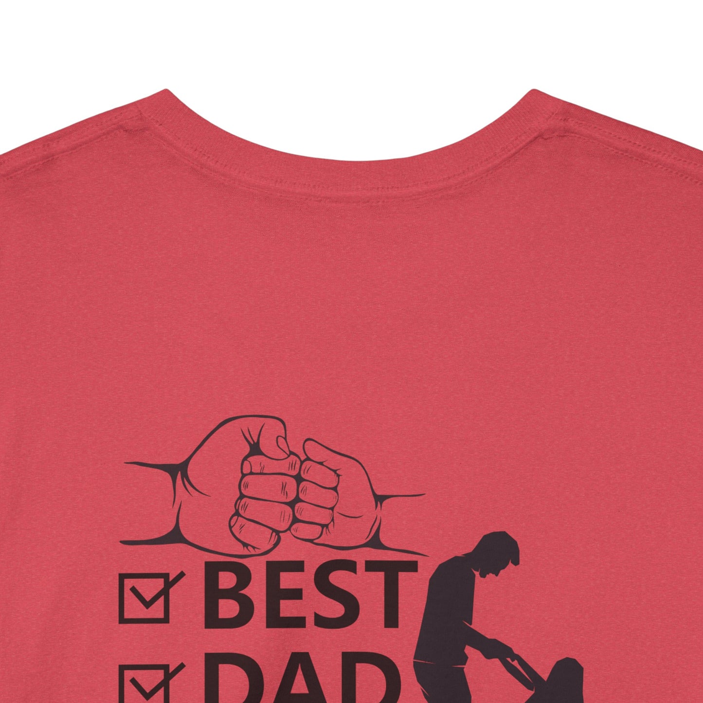 #1 Dad Unisex Heavy Cotton Tee - Best Dad Ever Shirt