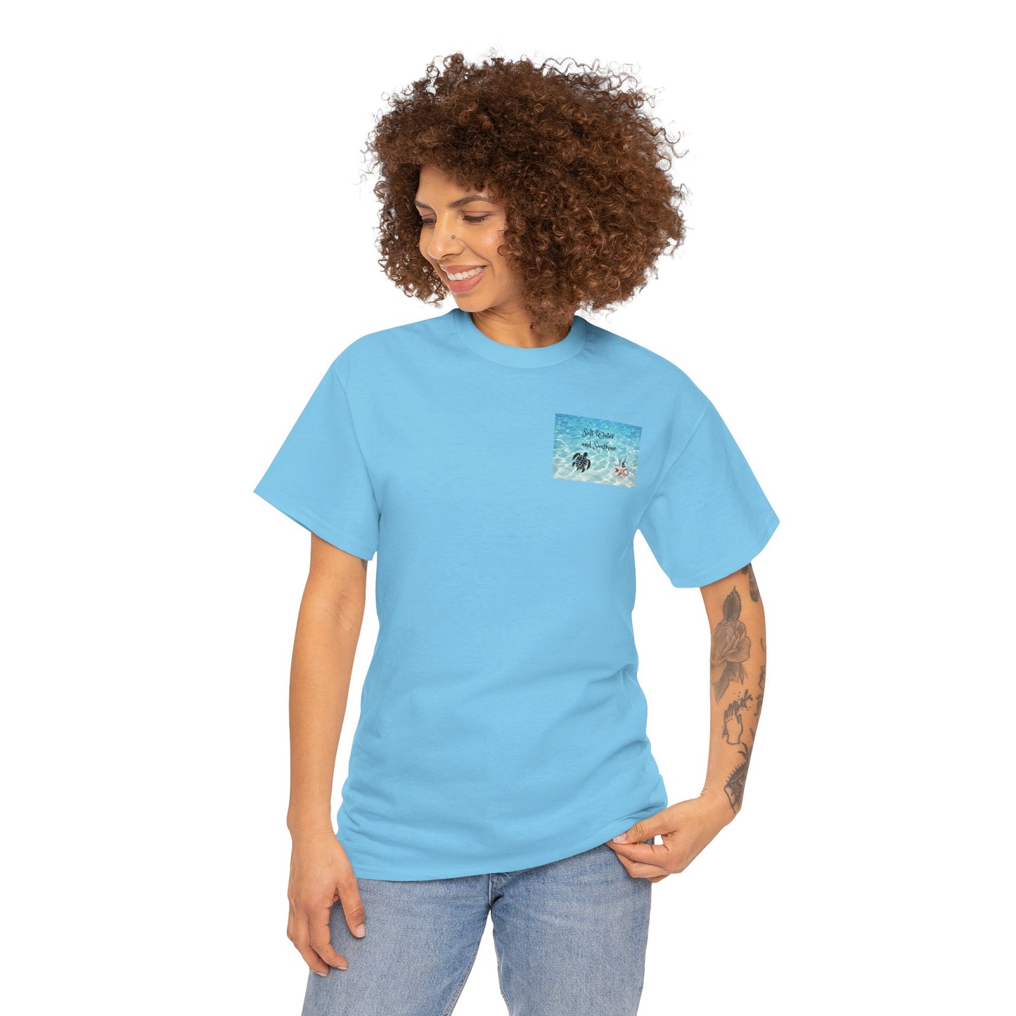 T-Shirt with Tropical Vibes, Perfect for Beach Lovers, Summer Outings, Vacation Wear, Unisex Casual Tee, Gift for Nature Enthusiasts