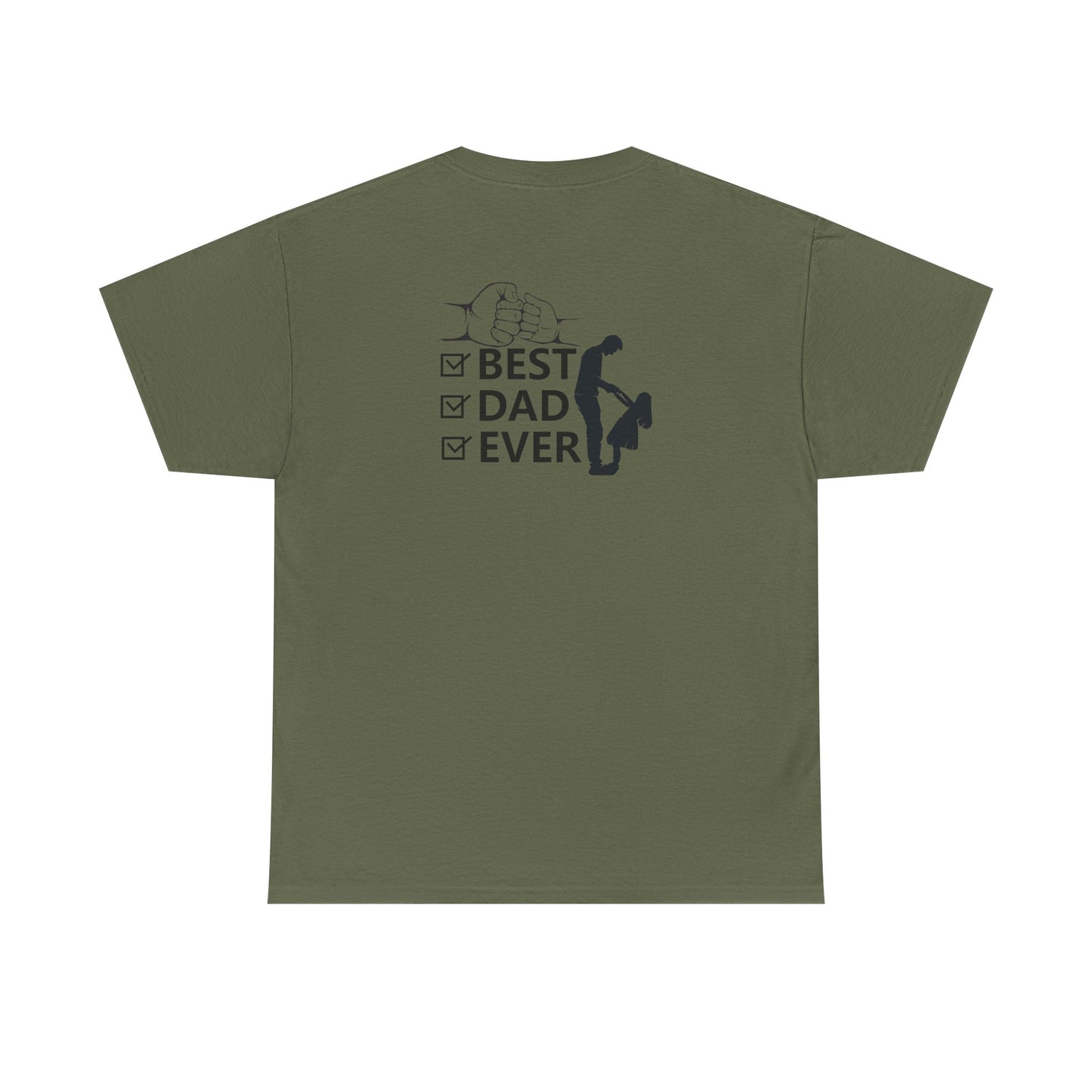 #1 Dad Unisex Heavy Cotton Tee - Best Dad Ever Shirt