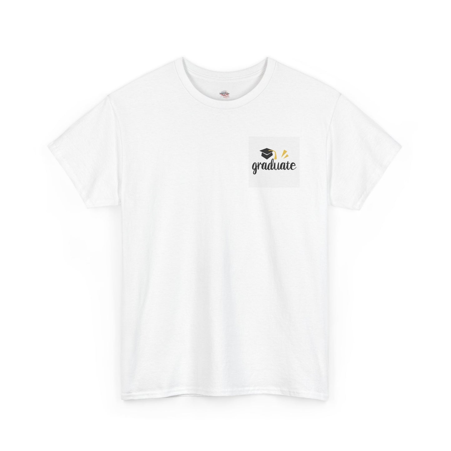 2025 Graduate Heavy Cotton Tee - Happy Graduation Design