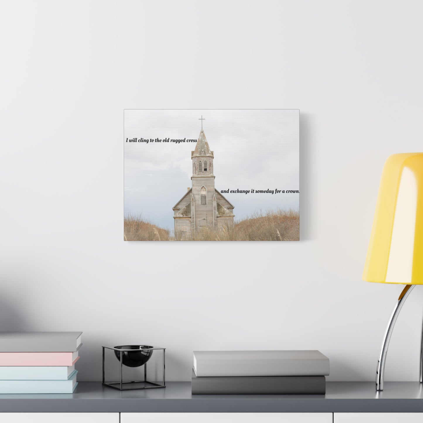 Inspirational Canvas Wall Art with Uplifting Quote