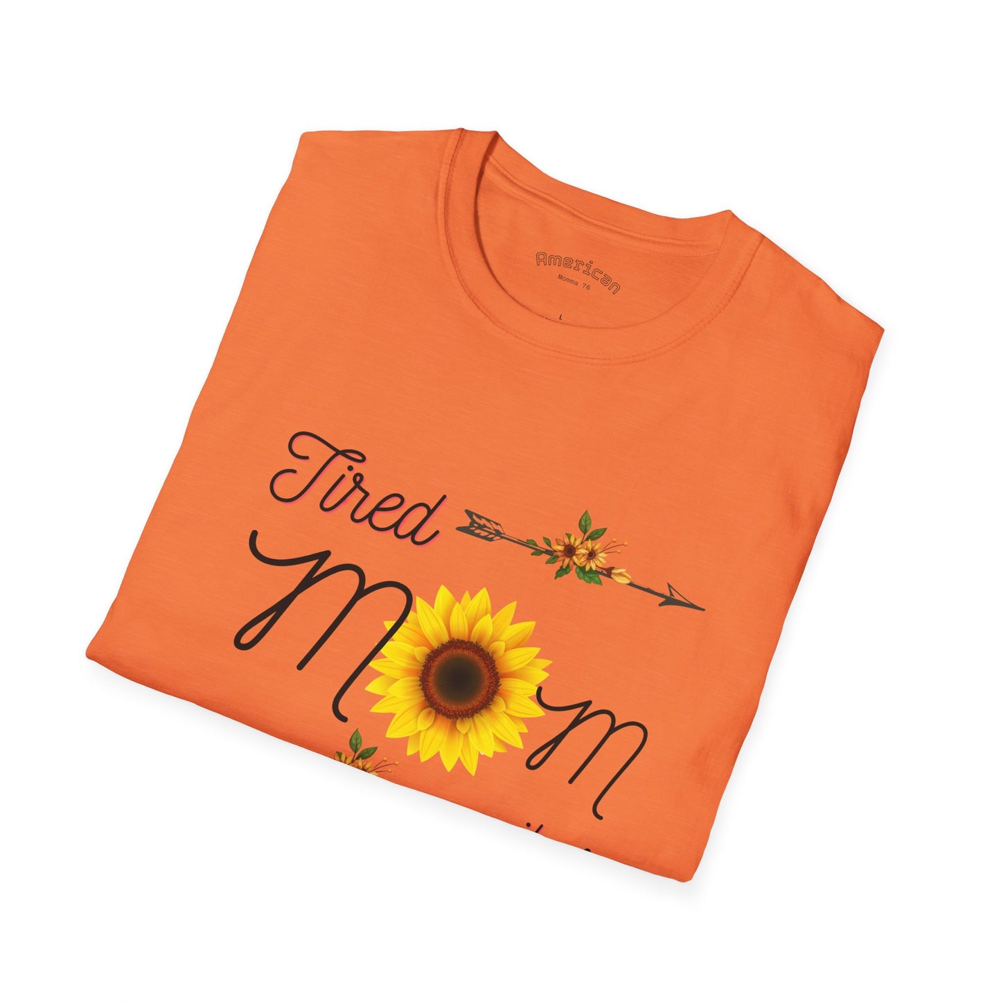 Tired Mom Vibes Unisex Softstyle T-Shirt