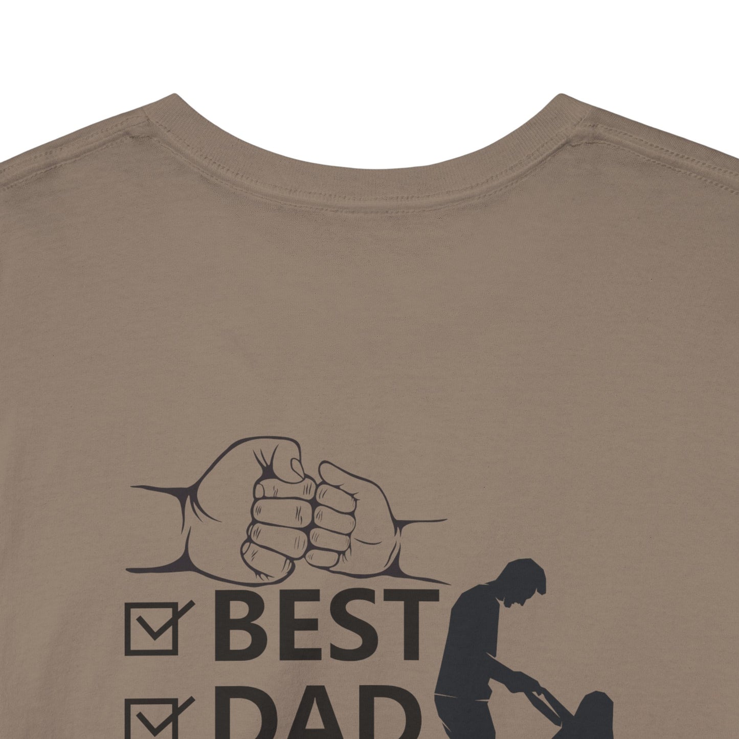 #1 Dad Unisex Heavy Cotton Tee - Best Dad Ever Shirt