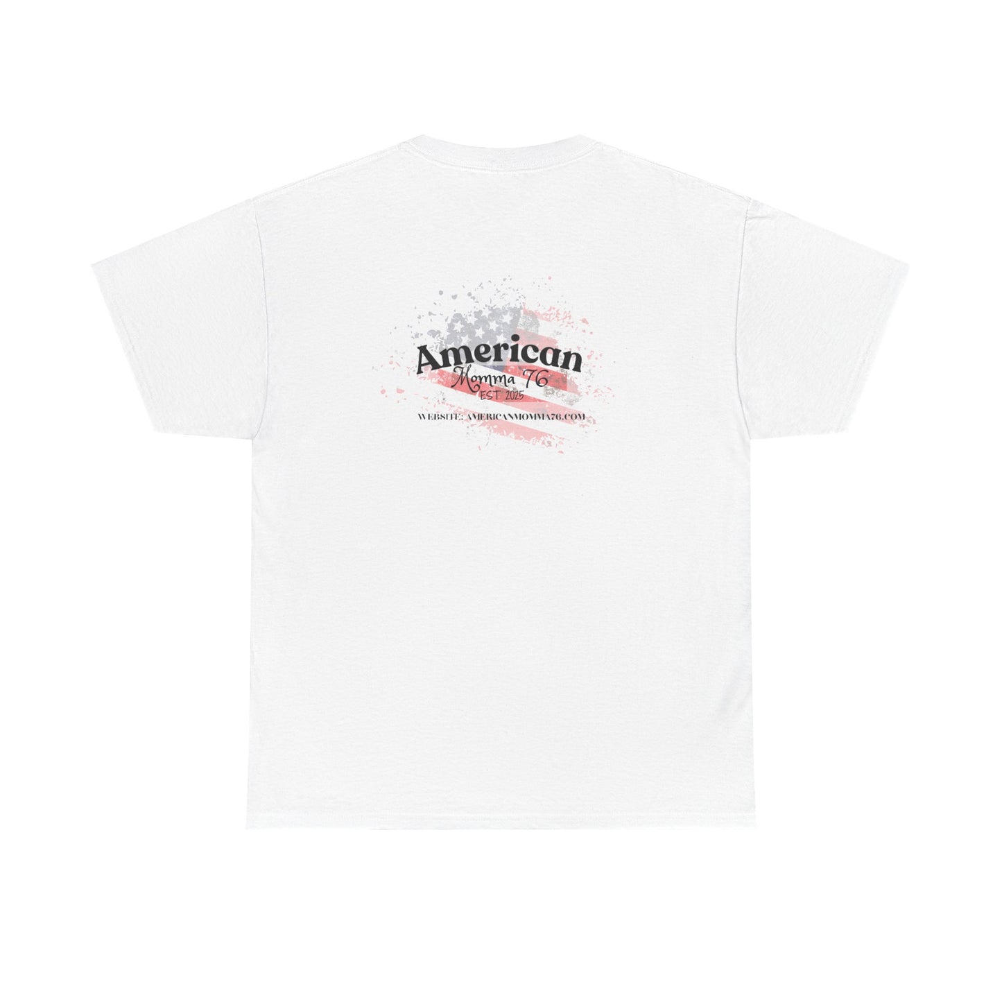 American Flag Unisex Heavy Cotton Tee – Vintage Style Graphic T-Shirt