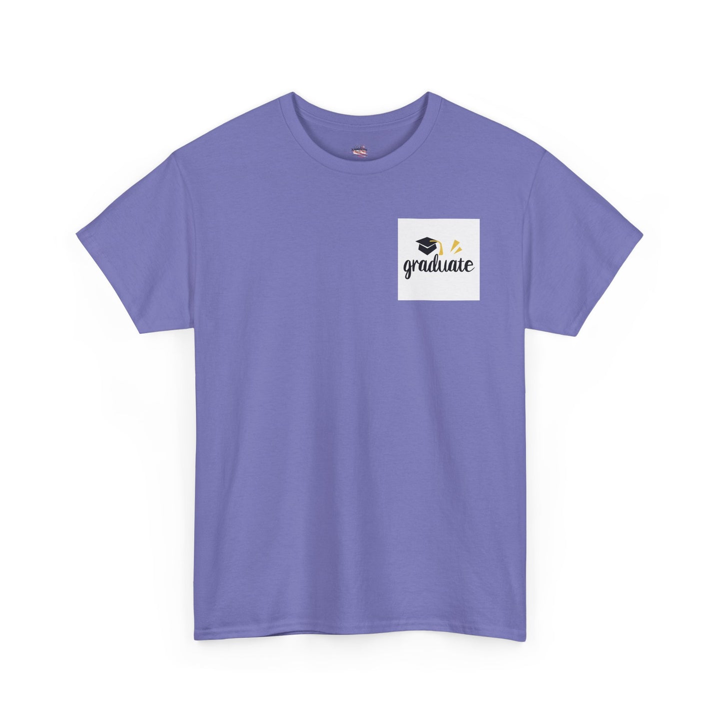 2025 Graduate Heavy Cotton Tee - Happy Graduation Design