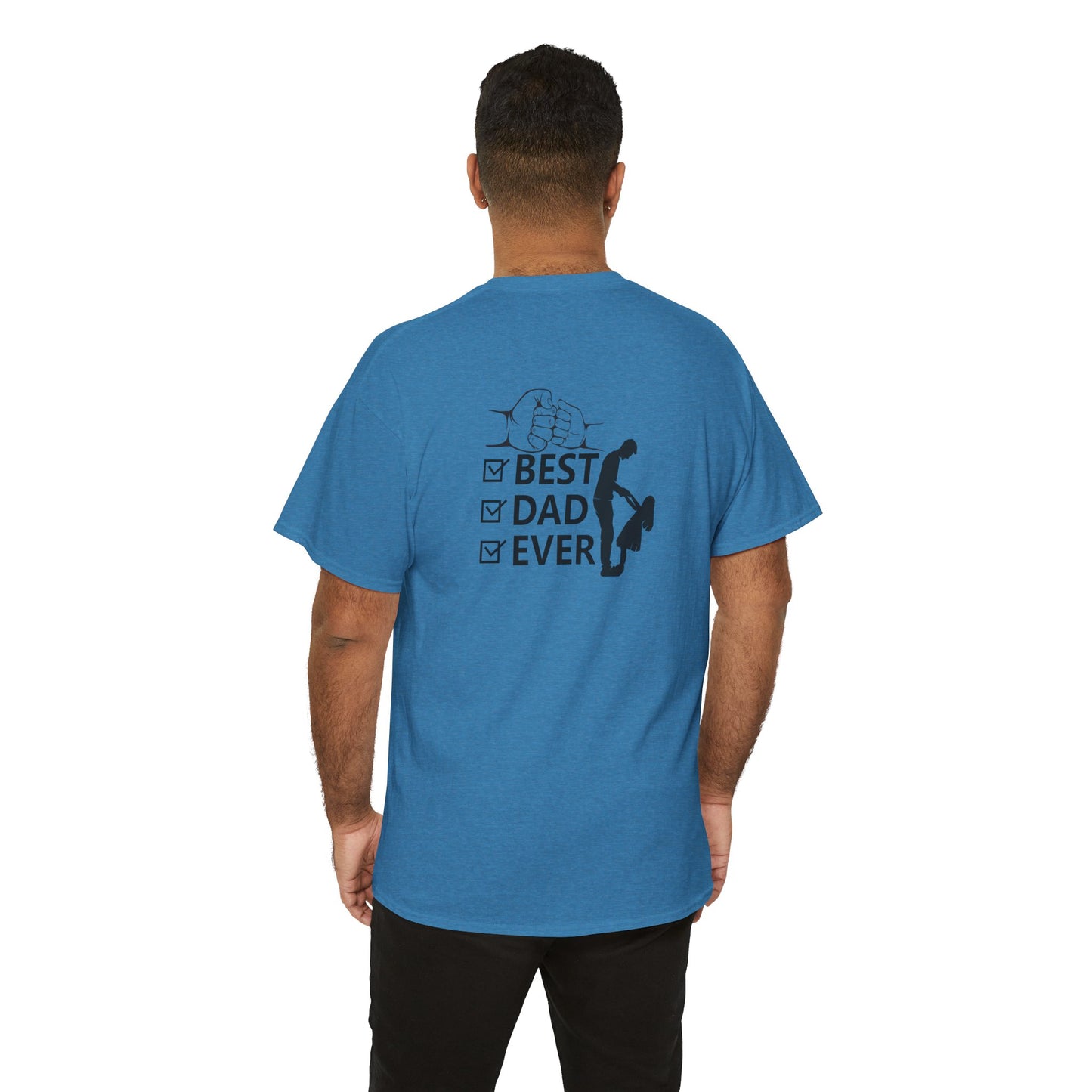 #1 Dad Unisex Heavy Cotton Tee - Best Dad Ever Shirt