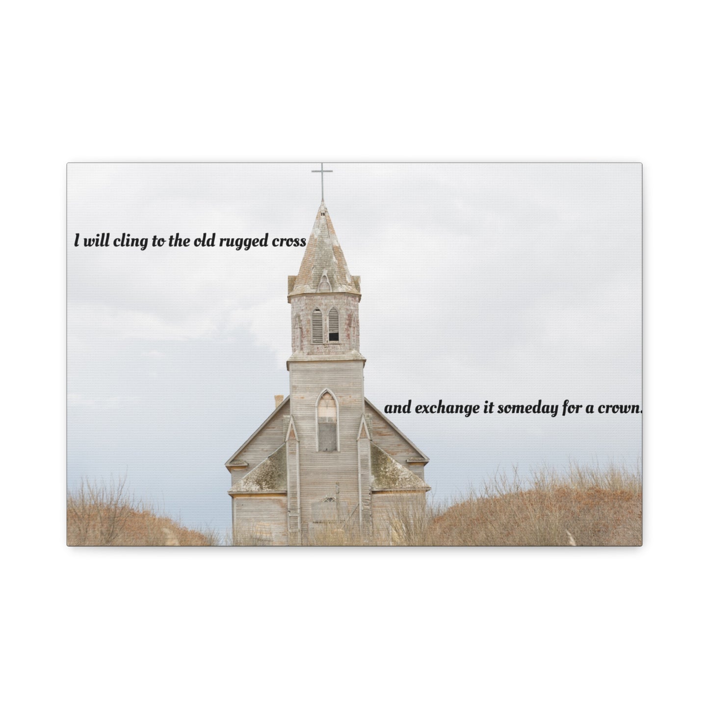 Inspirational Canvas Wall Art with Uplifting Quote