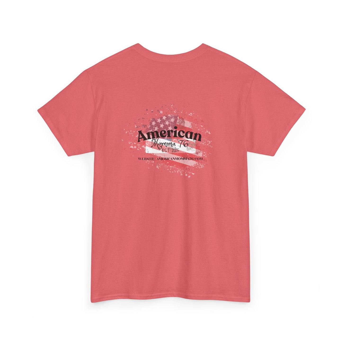 American Flag Unisex Heavy Cotton Tee – Vintage Style Graphic T-Shirt