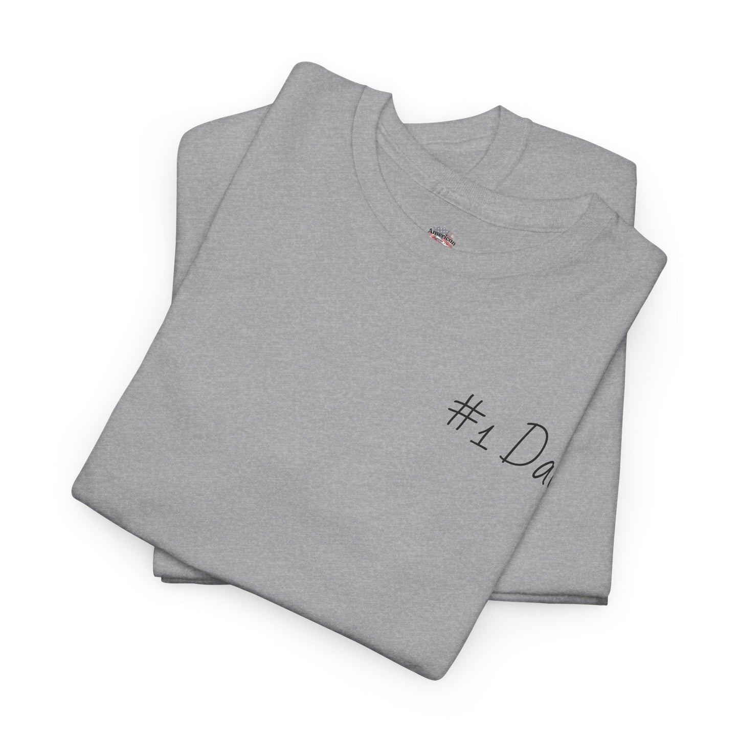 #1 Dad Unisex Heavy Cotton Tee - Best Dad Ever Shirt
