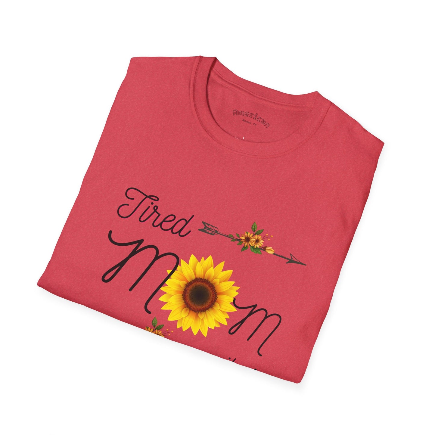 Tired Mom Vibes Unisex Softstyle T-Shirt