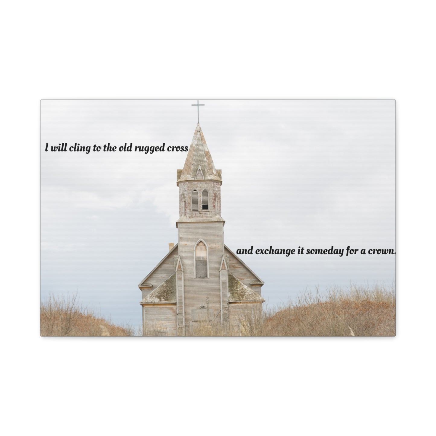 Inspirational Canvas Wall Art with Uplifting Quote