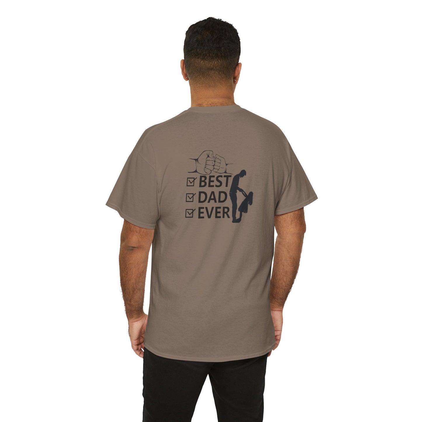 #1 Dad Unisex Heavy Cotton Tee - Best Dad Ever Shirt