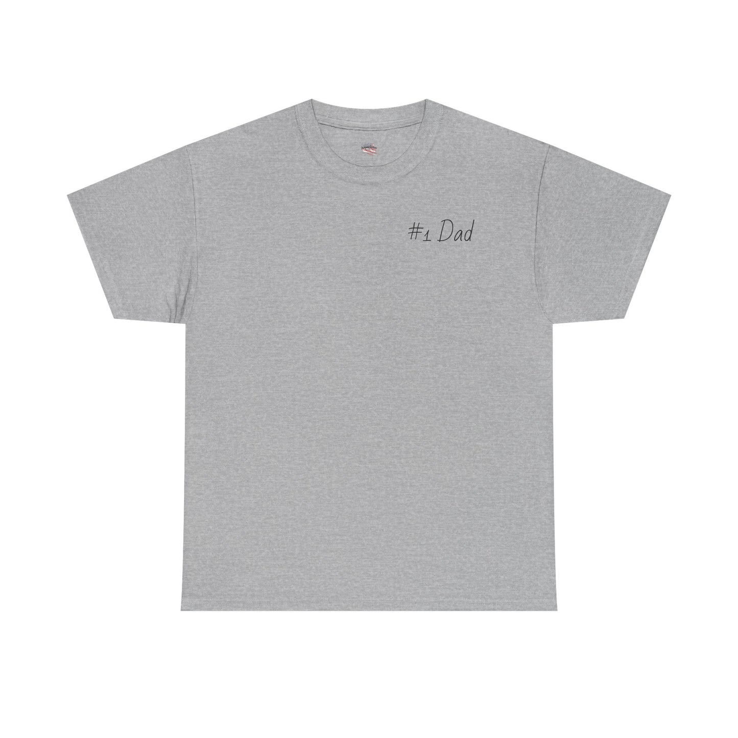 #1 Dad Unisex Heavy Cotton Tee - Best Dad Ever Shirt