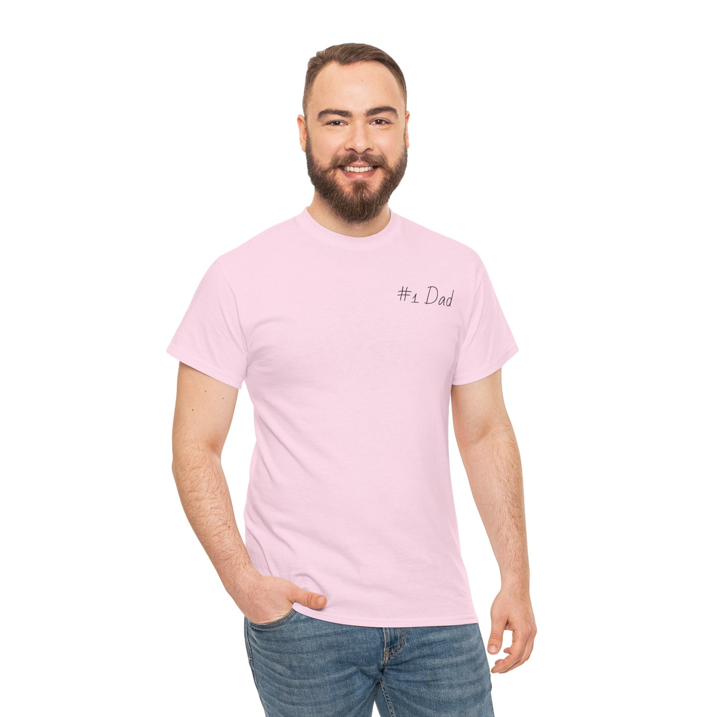 #1 Dad Unisex Heavy Cotton Tee - Best Dad Ever Shirt