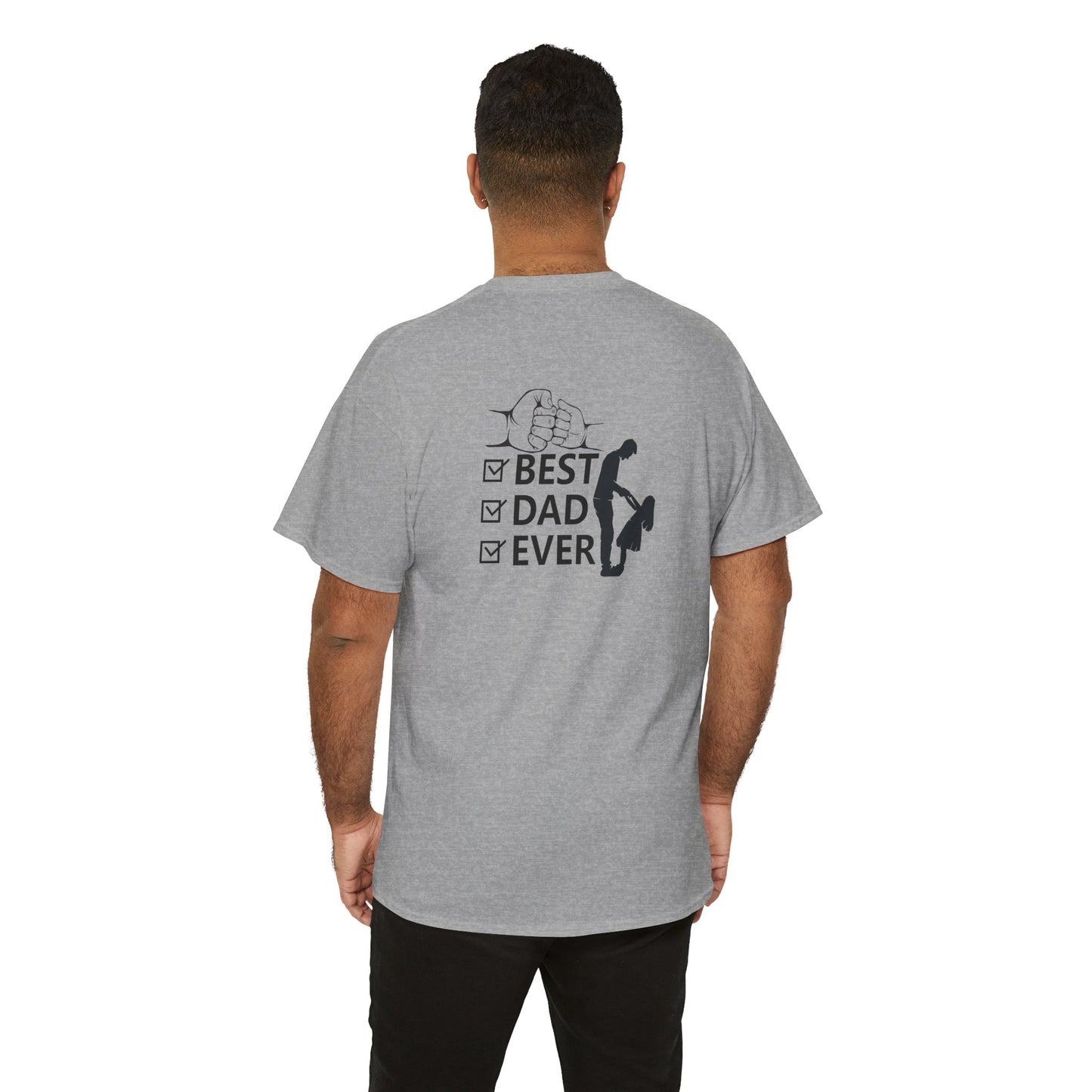 #1 Dad Unisex Heavy Cotton Tee - Best Dad Ever Shirt
