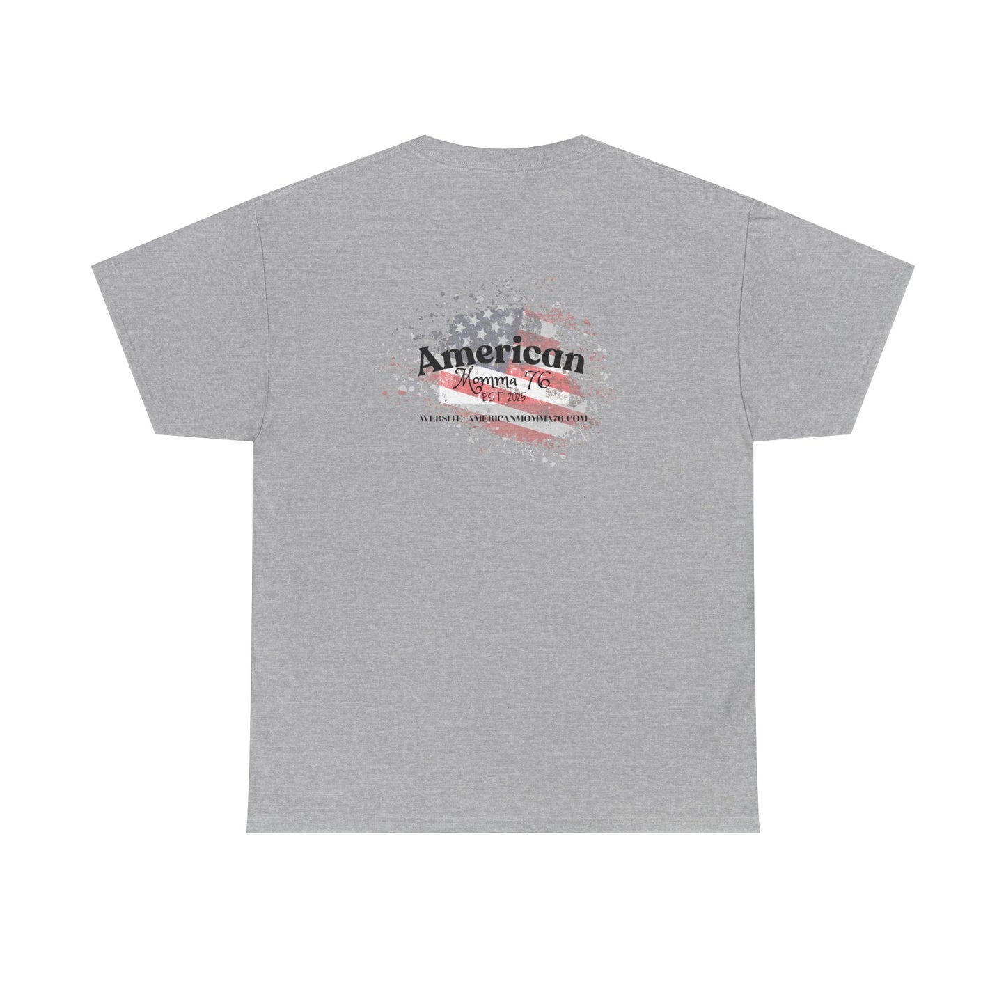 American Flag Unisex Heavy Cotton Tee – Vintage Style Graphic T-Shirt