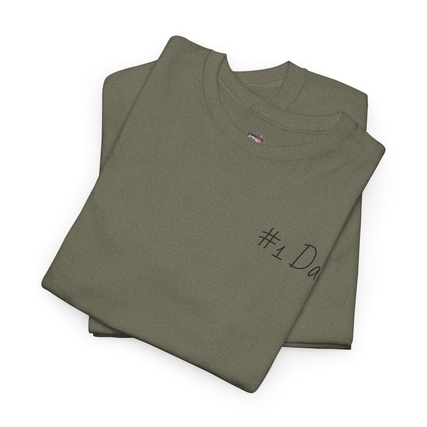 #1 Dad Unisex Heavy Cotton Tee - Best Dad Ever Shirt