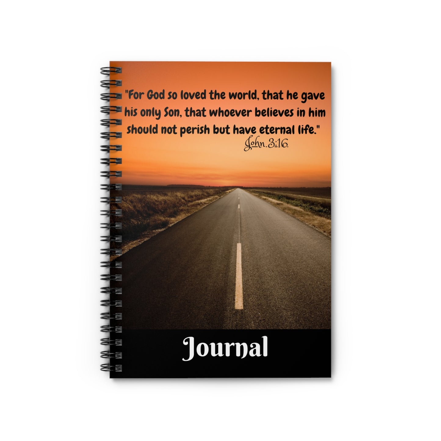 Inspirational Spiral Notebook - Ruled Lines, Motivational Journal, Christian Gift, Daily Planner, Writing Notebook, Scripture Journal