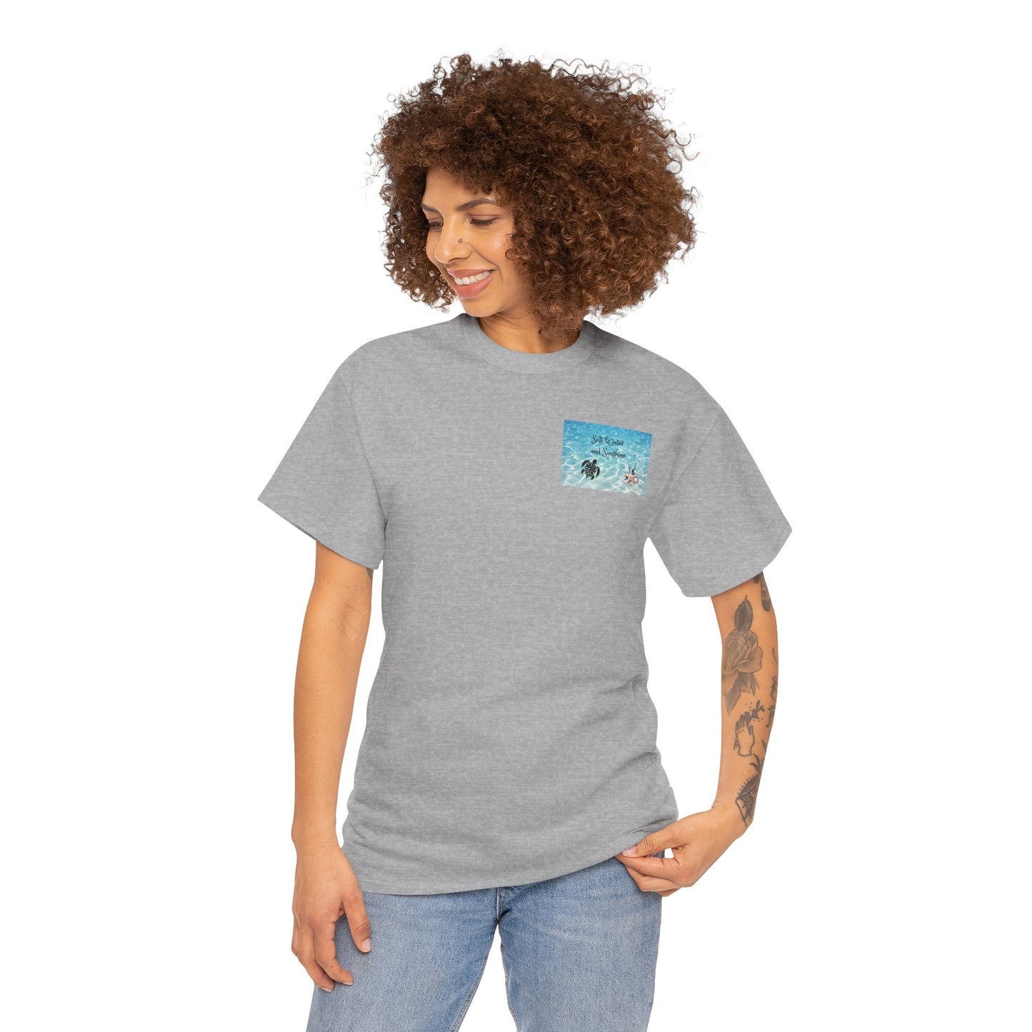 T-Shirt with Tropical Vibes, Perfect for Beach Lovers, Summer Outings, Vacation Wear, Unisex Casual Tee, Gift for Nature Enthusiasts