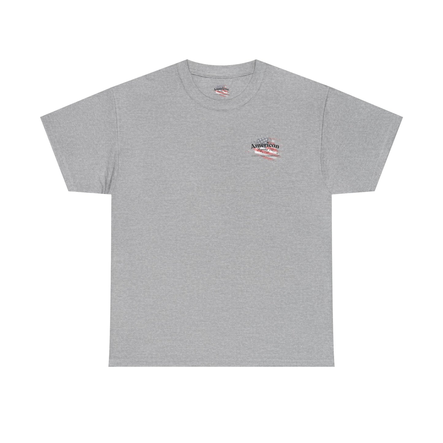 American Flag Unisex Heavy Cotton Tee – Vintage Style Graphic T-Shirt