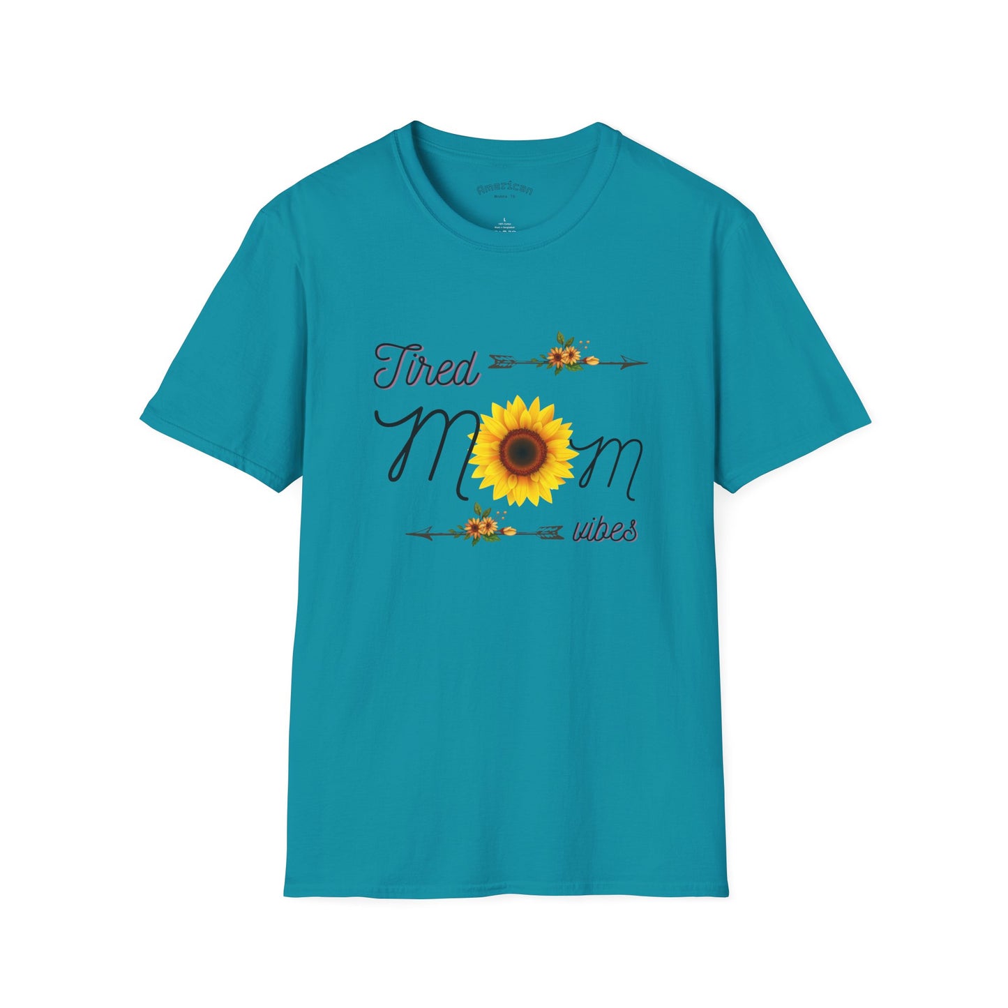 Tired Mom Vibes Unisex Softstyle T-Shirt