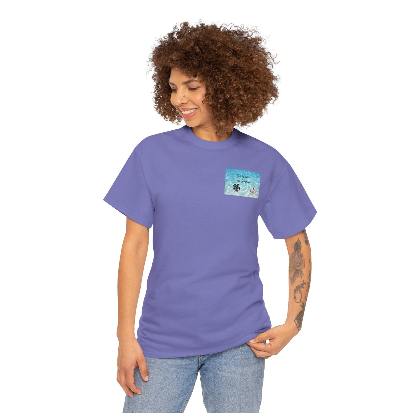 T-Shirt with Tropical Vibes, Perfect for Beach Lovers, Summer Outings, Vacation Wear, Unisex Casual Tee, Gift for Nature Enthusiasts