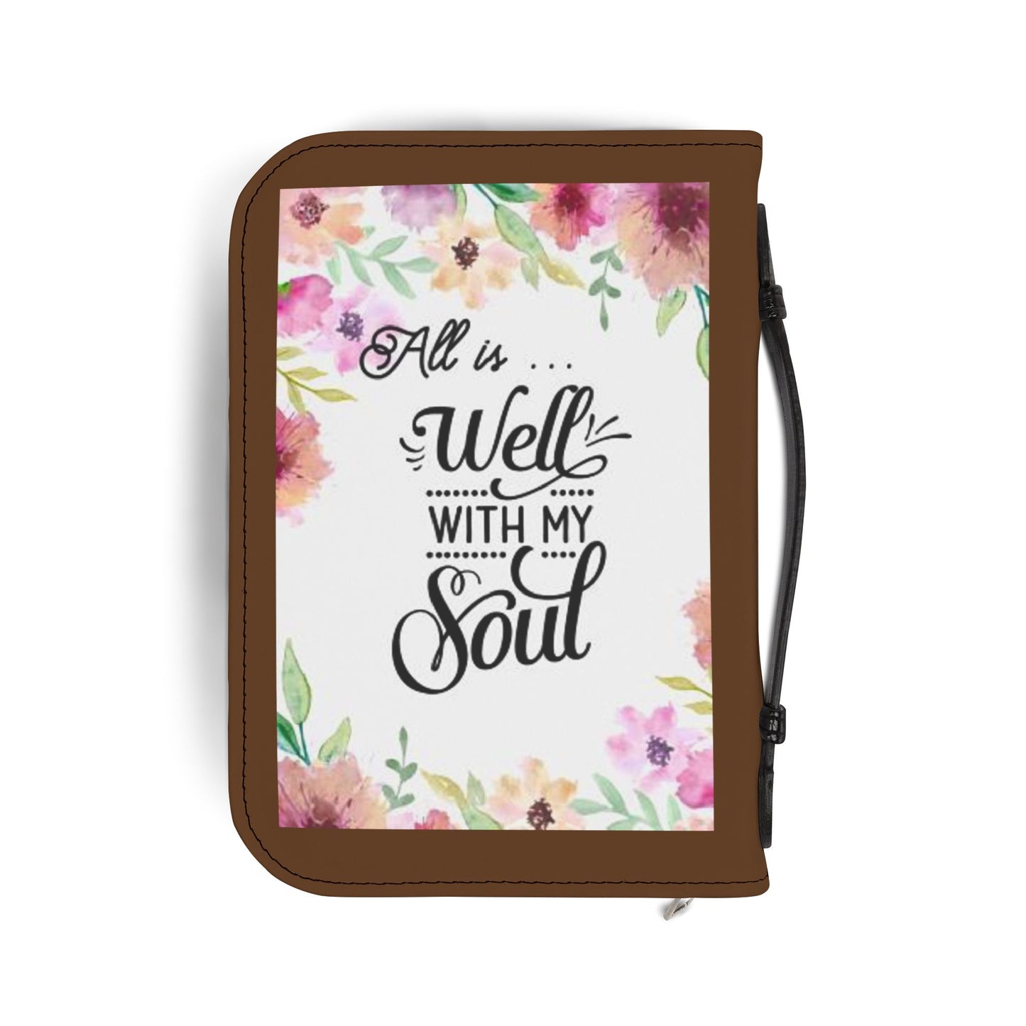 Inspirational Bible Cover, Faith Journal Case, Christian Organizer, Scripture Holder, Gift for Prayer and Devotion