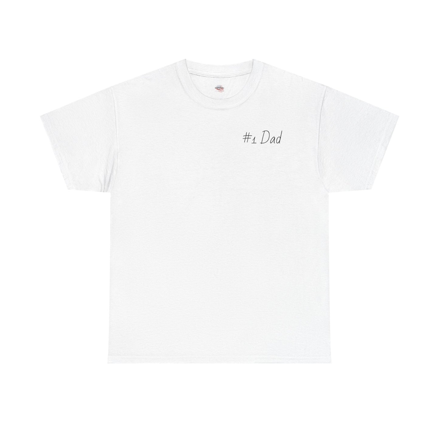 #1 Dad Unisex Heavy Cotton Tee - Best Dad Ever Shirt