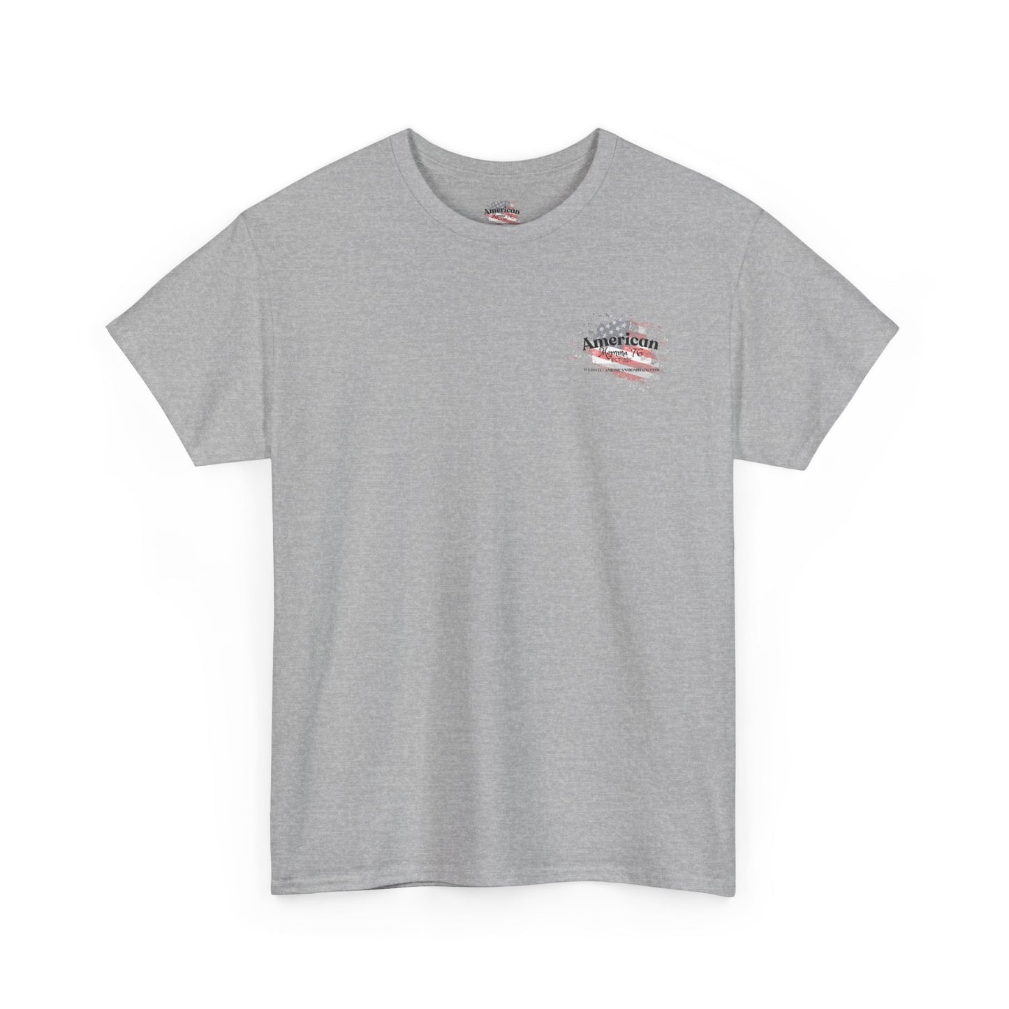 American Flag Unisex Heavy Cotton Tee – Vintage Style Graphic T-Shirt