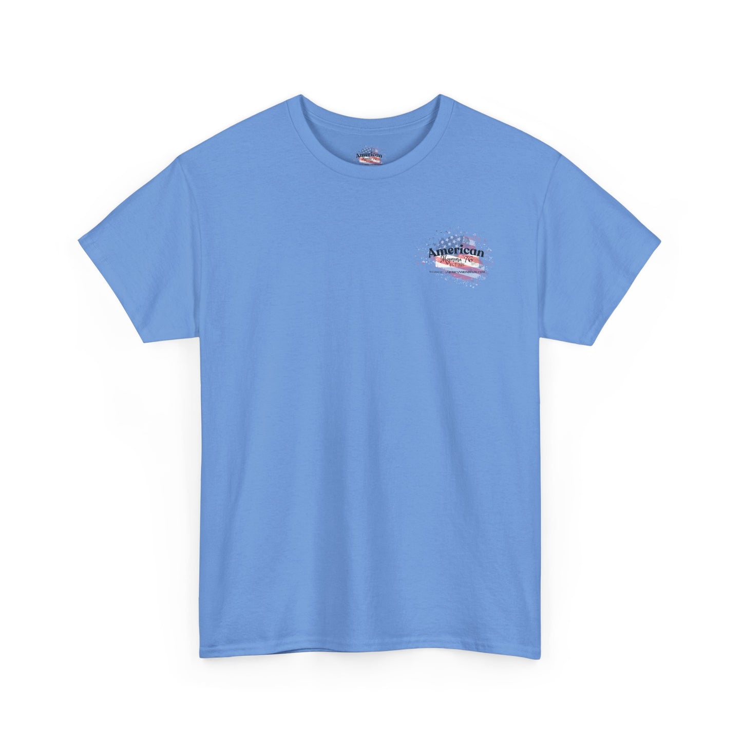 American Flag Unisex Heavy Cotton Tee – Vintage Style Graphic T-Shirt
