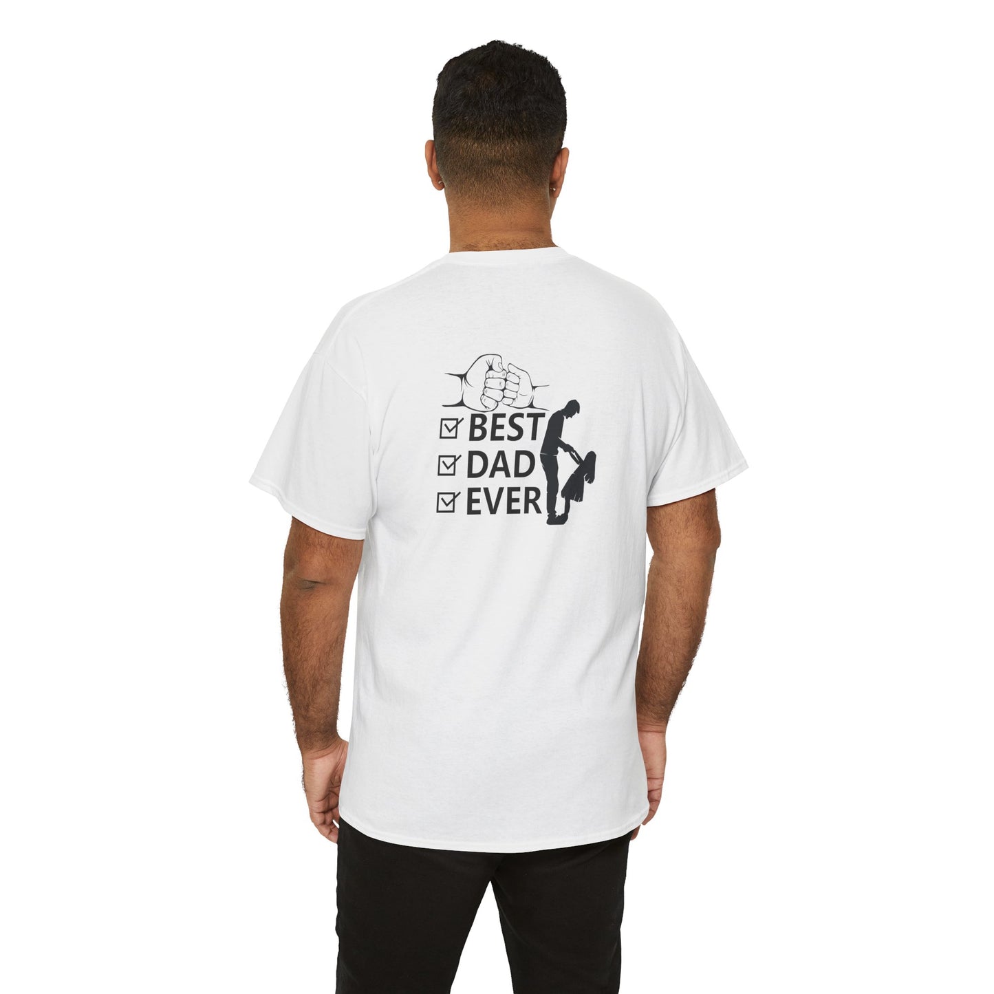 #1 Dad Unisex Heavy Cotton Tee - Best Dad Ever Shirt