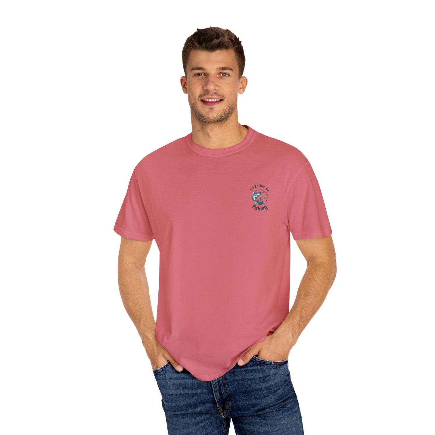 Casual Sunset Boat Tee - Garment-Dyed Unisex T-shirt for Dreamers and Adventurers