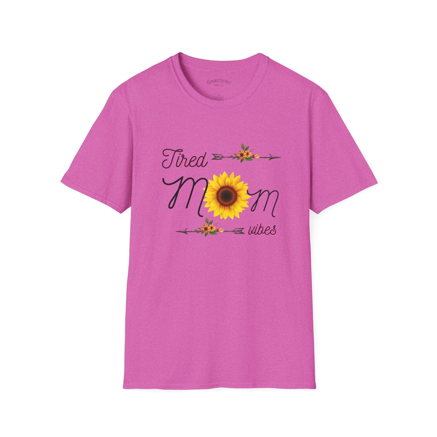 Tired Mom Vibes Unisex Softstyle T-Shirt