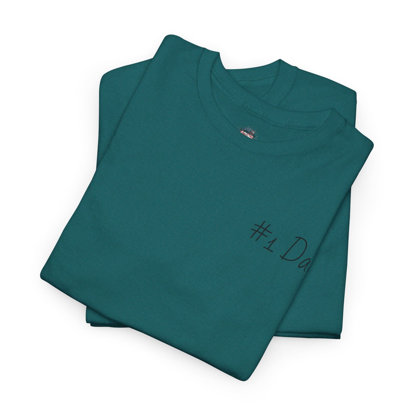 #1 Dad Unisex Heavy Cotton Tee - Best Dad Ever Shirt
