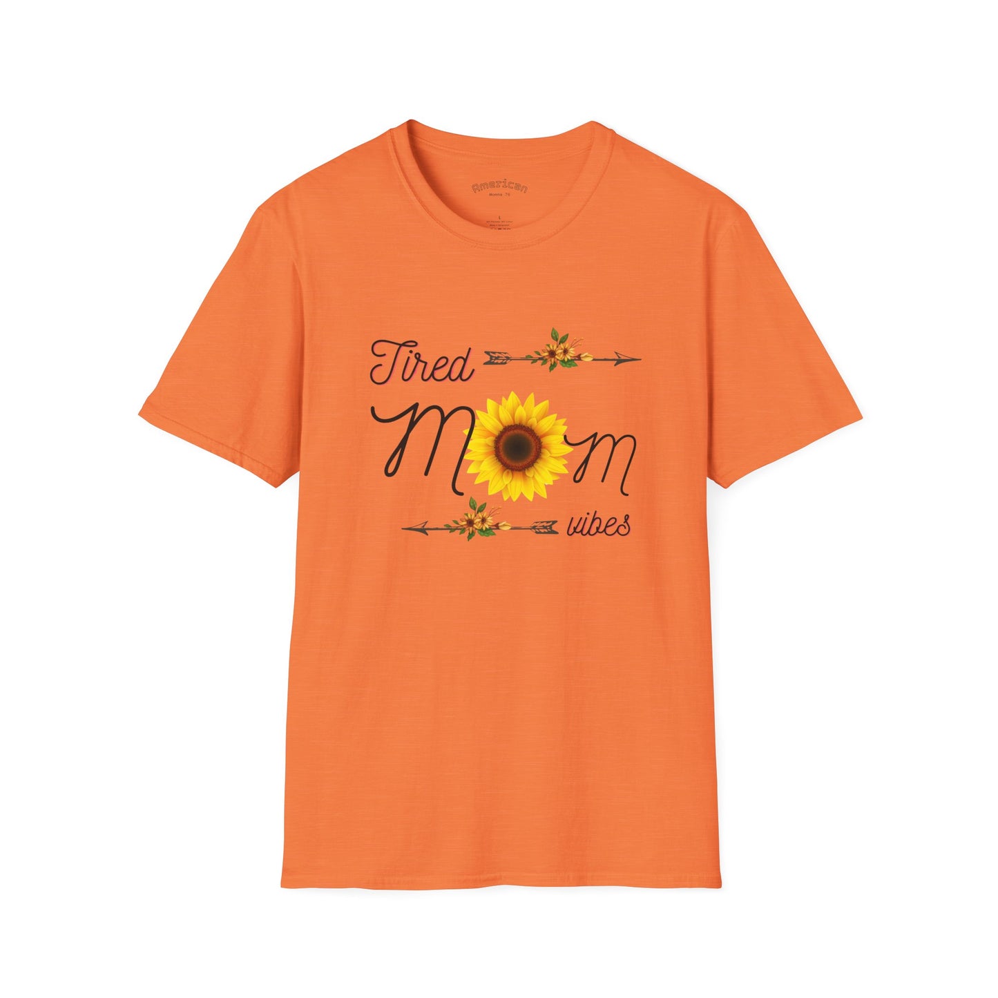 Tired Mom Vibes Unisex Softstyle T-Shirt