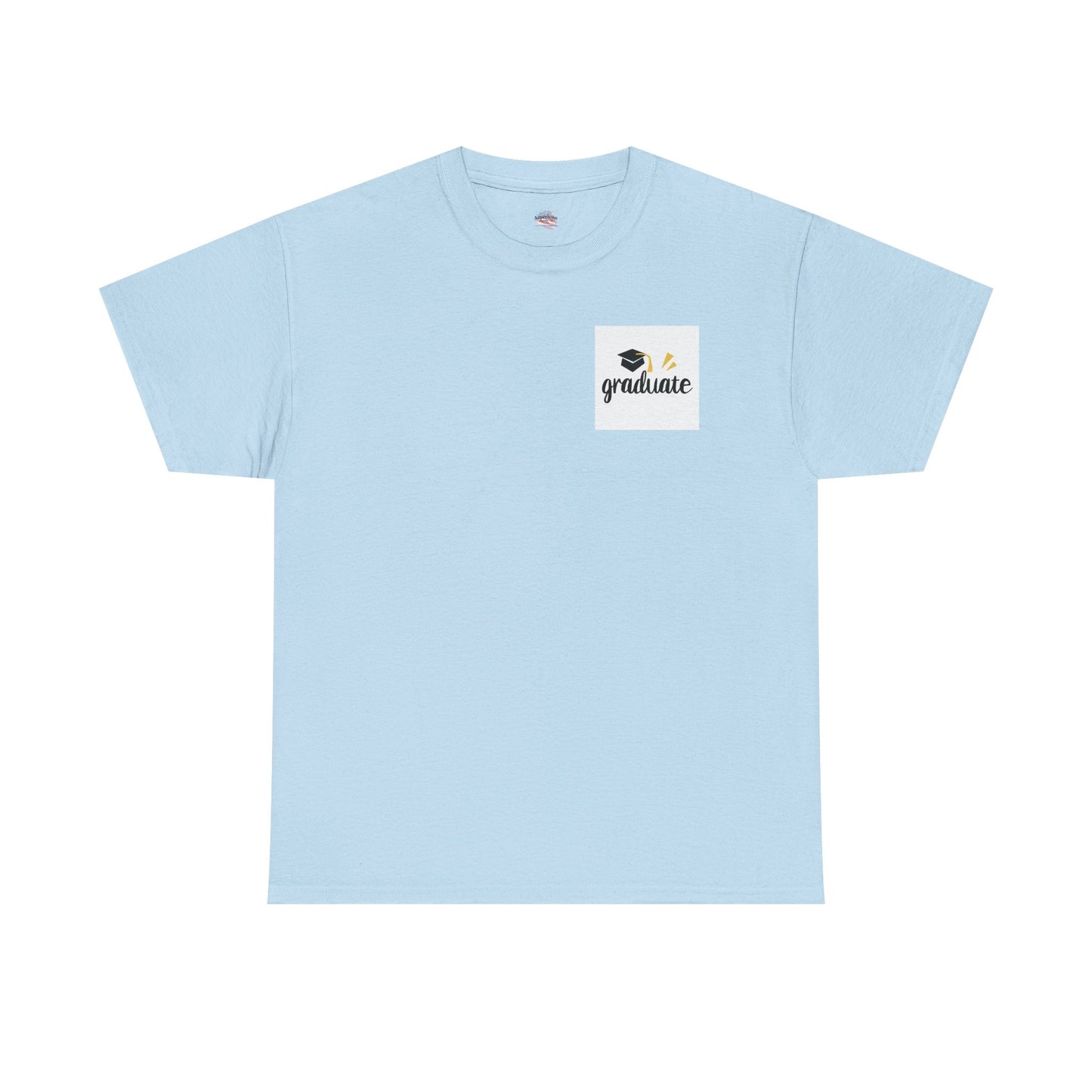 2025 Graduate Heavy Cotton Tee - Happy Graduation Design