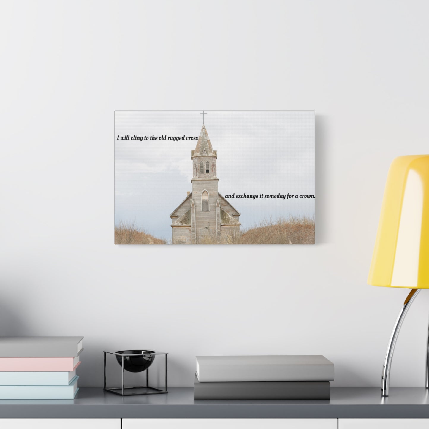 Inspirational Canvas Wall Art with Uplifting Quote