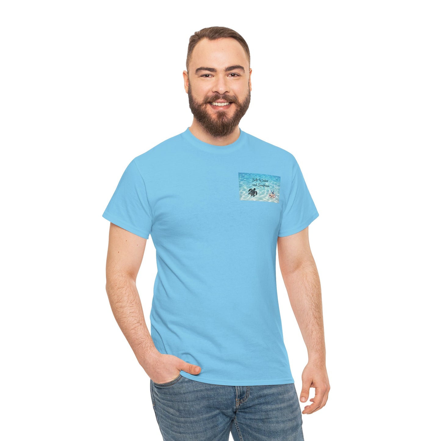 T-Shirt with Tropical Vibes, Perfect for Beach Lovers, Summer Outings, Vacation Wear, Unisex Casual Tee, Gift for Nature Enthusiasts