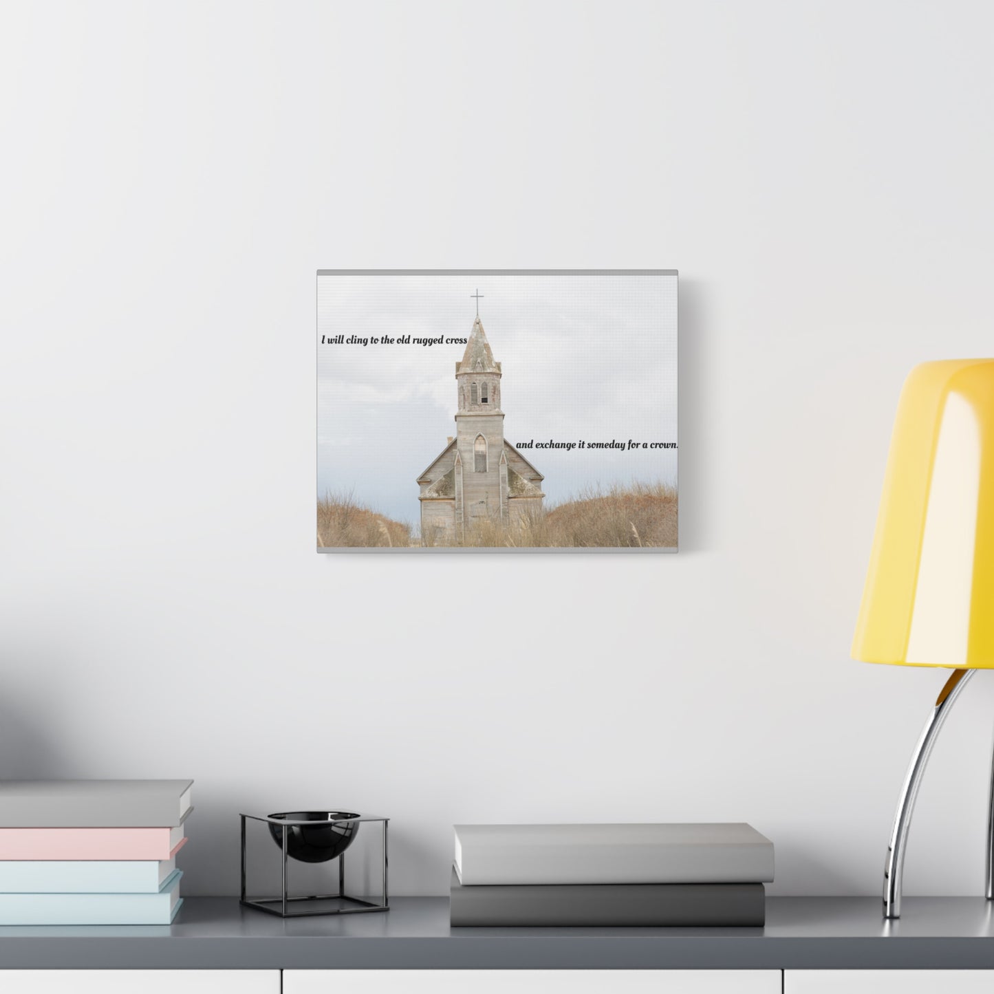 Inspirational Canvas Wall Art with Uplifting Quote
