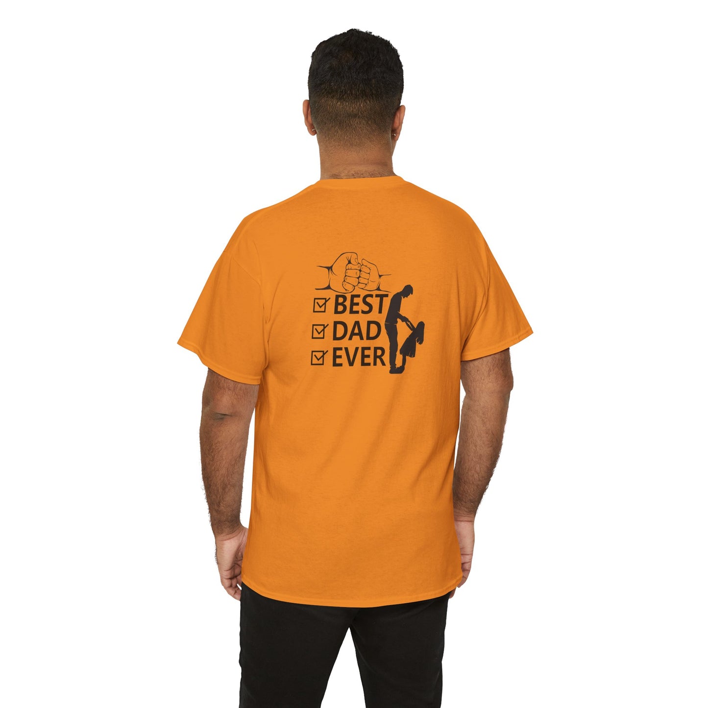 #1 Dad Unisex Heavy Cotton Tee - Best Dad Ever Shirt
