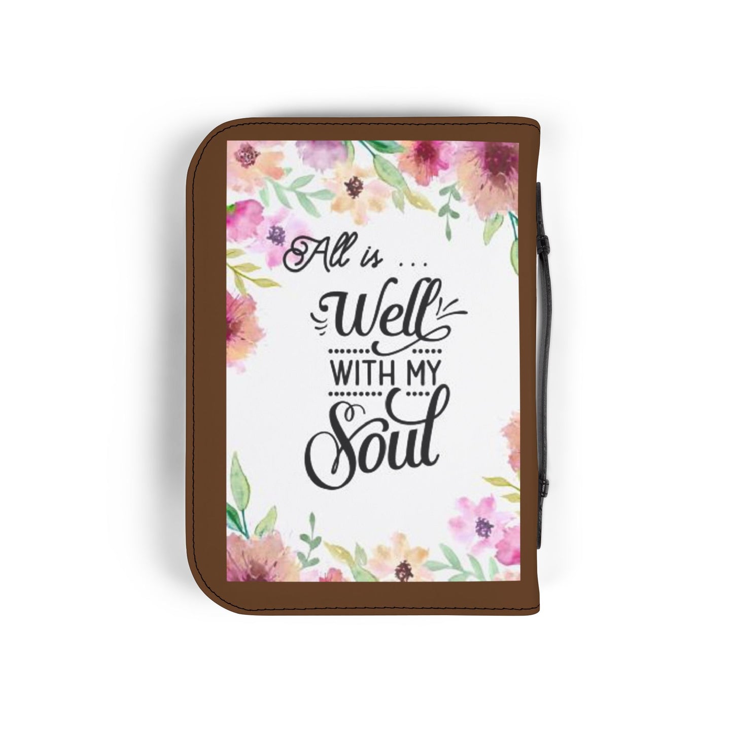 Inspirational Bible Cover, Faith Journal Case, Christian Organizer, Scripture Holder, Gift for Prayer and Devotion