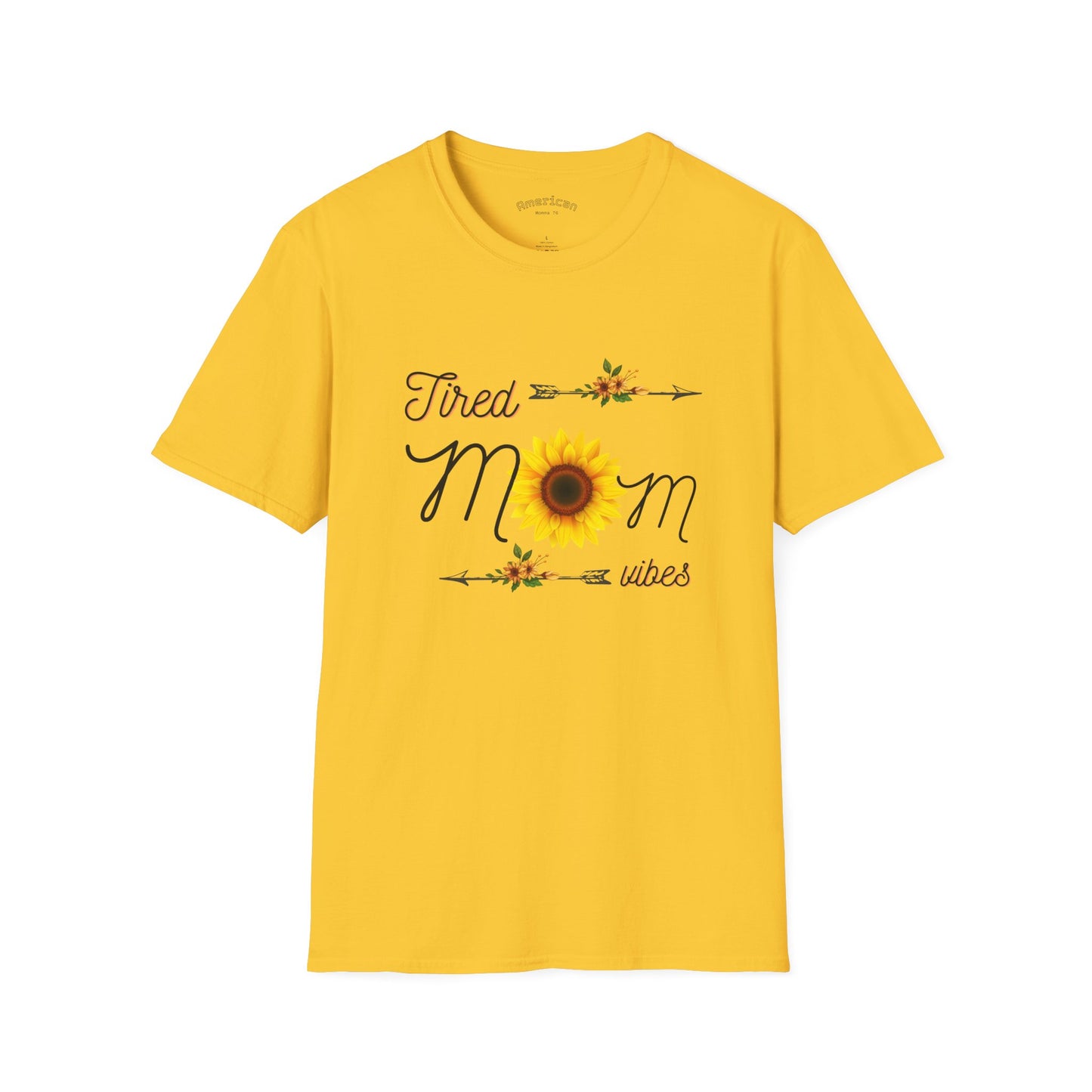 Tired Mom Vibes Unisex Softstyle T-Shirt