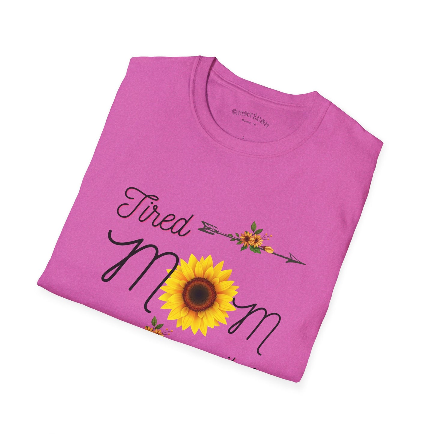 Tired Mom Vibes Unisex Softstyle T-Shirt