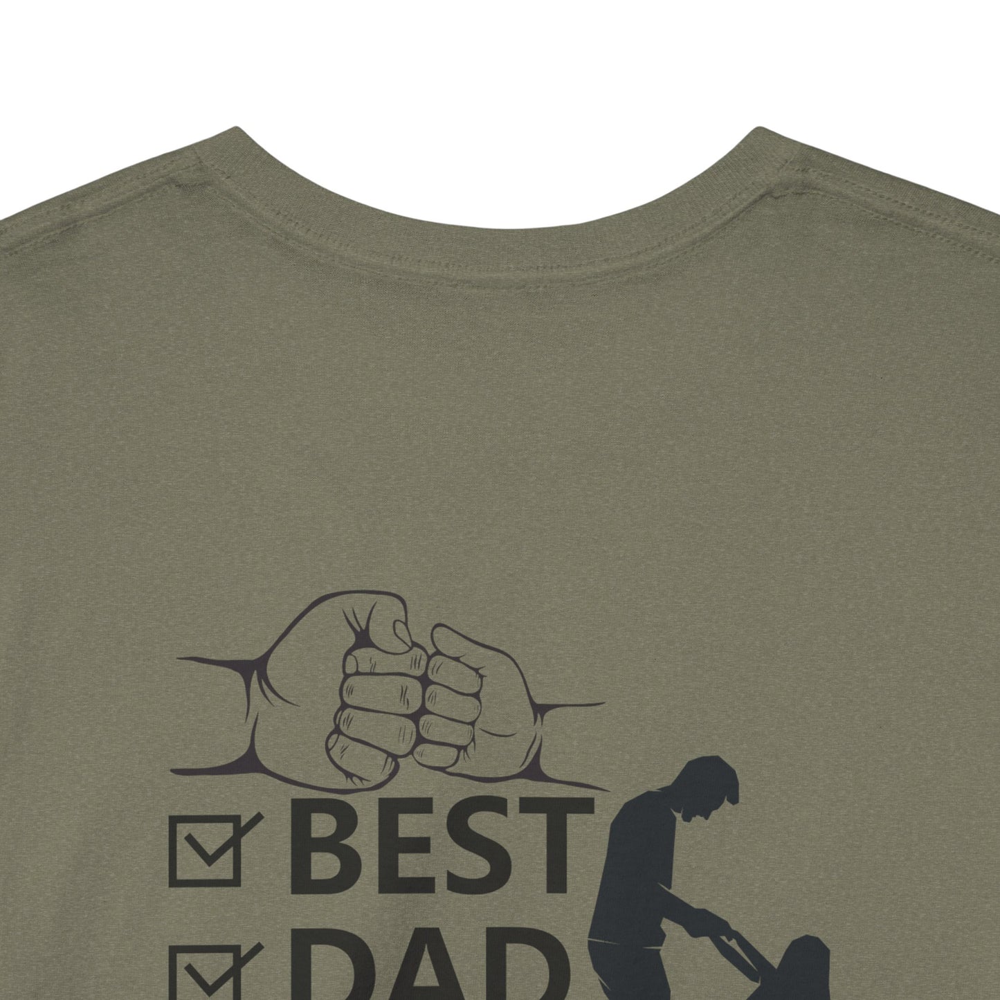 #1 Dad Unisex Heavy Cotton Tee - Best Dad Ever Shirt